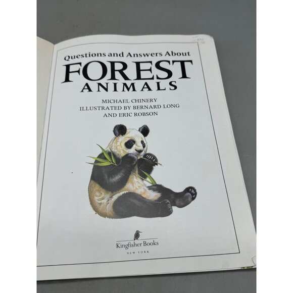 questions answers about forest animals paperback book by Michael Chinery READ - Picture 6 of 9
